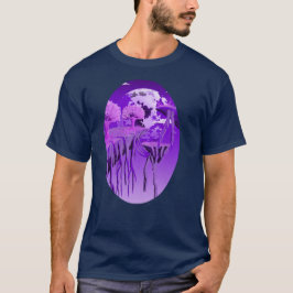ドリーミーパープルスカイ – 自然の美意識を表現したTシャツ Tシャツ