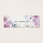 ドリーミーパープルバラフローラ水彩価格ラベル (裏面)