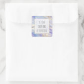 ドリーミーパープルブルーミスト金ゴールドパール スクエアシール (バッグ)