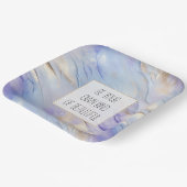 ドリーミーパープルブルーミスト金ゴールドパール ペーパープレート (傾斜あり)