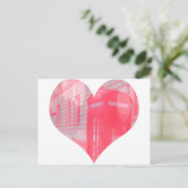 ドリーミーピンクの電話箱 ポストカード (スタンド正面)