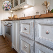 ドリーミーピンクウォーターバラ セラミックノブ