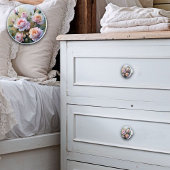 ドリーミーピンクウォーターバラ セラミックノブ