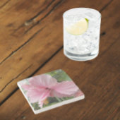 ドリーミーピンクハイビスカスフローラ ストーンコースター