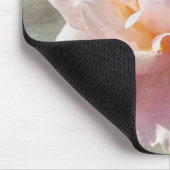 ドリーミーピンク赤面バラアートマウスパッド マウスパッド (コーナー)