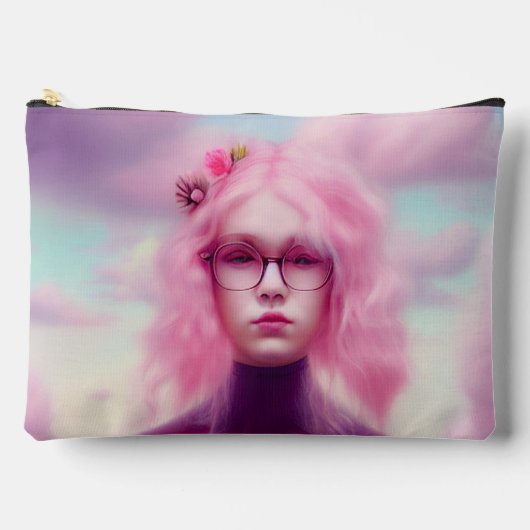 ドリーミーピンク アクセサリーポーチ (正面)