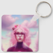 ドリーミーピンク キーホルダー (裏面)