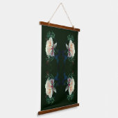 ドリーミーピーチバラ抽象芸術 吊り下げ型タペストリー (傾斜あり)