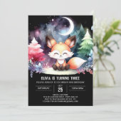 ドリーミーファンタジーキツネ誕生日 招待状 (スタンド正面)