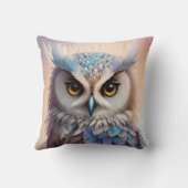 ドリーミーファンタジーフクロウソフトパステルカラー クッション (裏面)