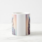 ドリーミーファンタジーフクロウソフトパステルカラー コーヒーマグカップ (中央)