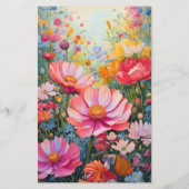 ドリーミーファンタジーフラワーガーデンモノグラム紙シート (裏面)