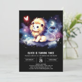 ドリーミーファンタジーライオン誕生日 招待状 (スタンド正面)