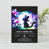 ドリーミーフェイネキャット誕生日 招待状 (スタンド正面)