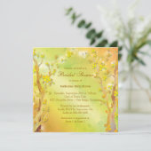 ドリーミーフォレストツリーズブライダルシャワー 招待状 (スタンド正面)