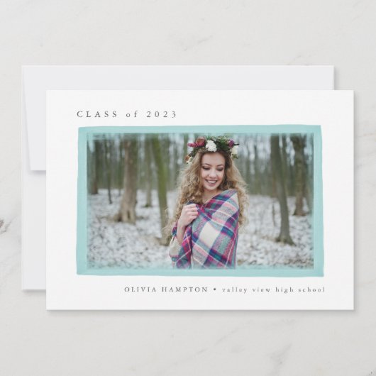 ドリーミーフレーム卒業発表と招待状 招待状 (正面)