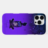 ドリーミーフローラシルエット iPhoneケース (裏面横)