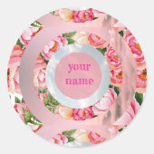 ドリーミーフローラスカイリングや輪 ラウンドシール (正面)