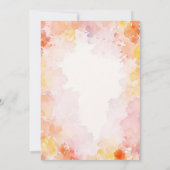 ドリーミーフローラパステル40th誕生日パーティー 招待状 (裏面)