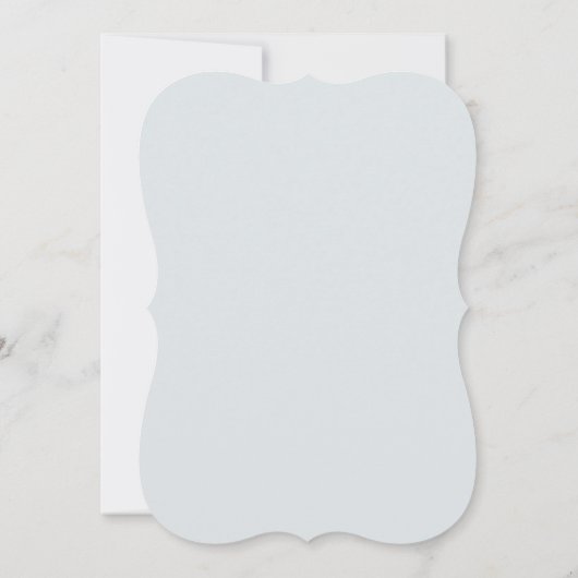 ドリーミーフローラ | 紫と青結婚の 招待状 (裏面)