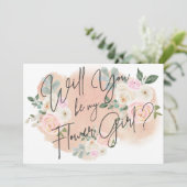 ドリーミーフローラV2フラワーガールカード 招待状 (スタンド正面)