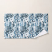 ドリーミーブルーハワイアンパームズコーヒーマグ バスタオルセット (ハンドタオル)