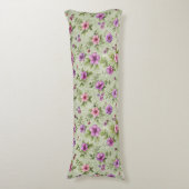 ドリーミーブルーハートパターン抱き枕 ボディピロー (正面縦)