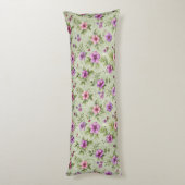 ドリーミーブルーハートパターン抱き枕 ボディピロー (裏面 (縦))