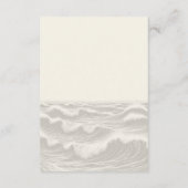 ドリーミーブルーパーム結婚の木 エンクロージャーカード (裏面)