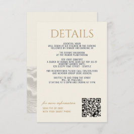 ドリーミーブルーパーム結婚の木 エンクロージャーカード