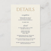 ドリーミーブルーパーム結婚の木 エンクロージャーカード (正面)