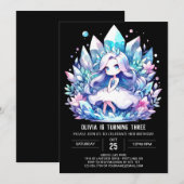 ドリーミープリンセス誕生日 招待状 (正面/裏面)