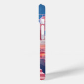 ドリーミーベイパーウェーブの階段 iPhone 15 カバー (裏面 / 左)
