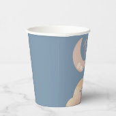 ドリーミーベビーオーバーザムーンベビーシャワー紙プレート 紙コップ (右)