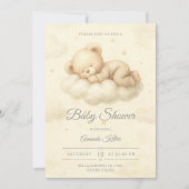 ドリーミーベビーシャワー招待状 招待状 (正面)