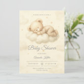 ドリーミーベビーシャワー招待状 招待状 (スタンド正面)