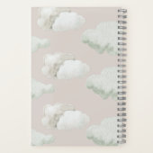 ドリーミーベージュ天国センド性別リビールゲストブックを送信 ノートブック (裏面)