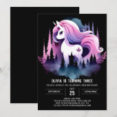 ドリーミーホース誕生日 招待状 (正面/裏面)