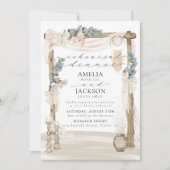 ドリーミーボヘミアンビーチリハーサルディナー 招待状 (正面)