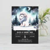 ドリーミーボホーライオン誕生日 招待状 (スタンド正面)