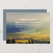 ドリーミーマウンテンズ結婚式招待状 招待状 (正面/裏面)