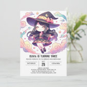 ドリーミーマジカルウィザード誕生日 招待状 (スタンド正面)