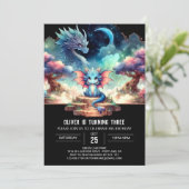 ドリーミーマジカルドラゴン誕生日 招待状 (スタンド正面)