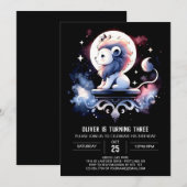 ドリーミーマジカルライオン誕生日 招待状 (正面/裏面)