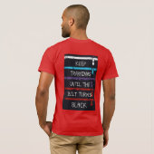 ドリーミーメンズTシャツデザイン Tシャツ (裏面フル)