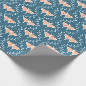 ドリーミーモス&つる植物- お洒落 ラッピングペーパー (角)