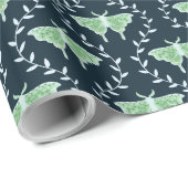 ドリーミーモス&つる植物- お洒落 ラッピングペーパー (ロールコーナー)