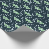 ドリーミーモス&つる植物- お洒落 ラッピングペーパー (角)