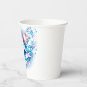 ドリーミーモダンドルフィンベビーシャワー 紙コップ (左)