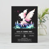 ドリーミーモダンフェアリー誕生日 招待状 (スタンド正面)